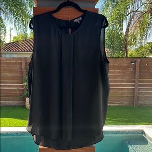 Vince Camuto Black Sleeveless Blouse